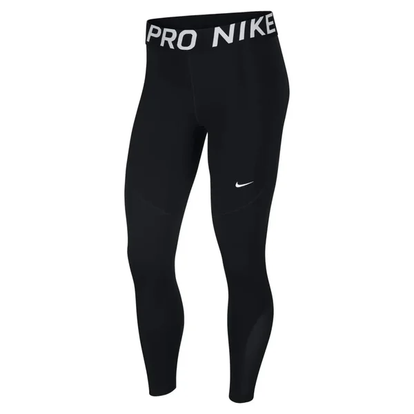 Nike Pro 7/8 Tights - Women's M Black - White