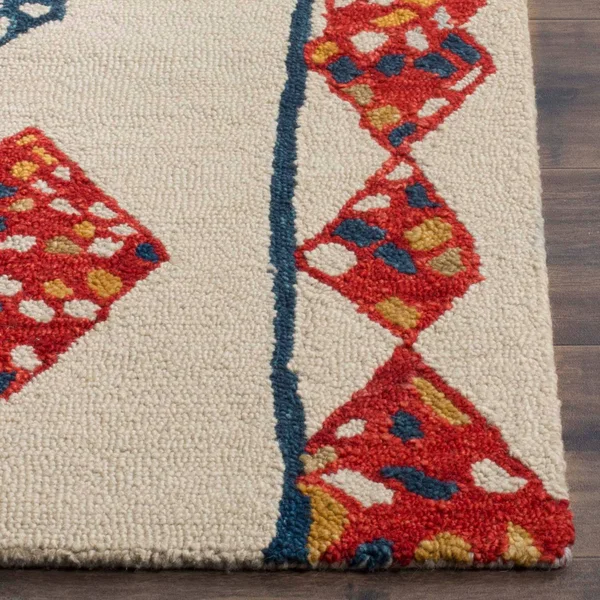 Safavieh Aspen APN702A 2&3x22 x 7&0x22 Runner Ivory - Multi Area Rug