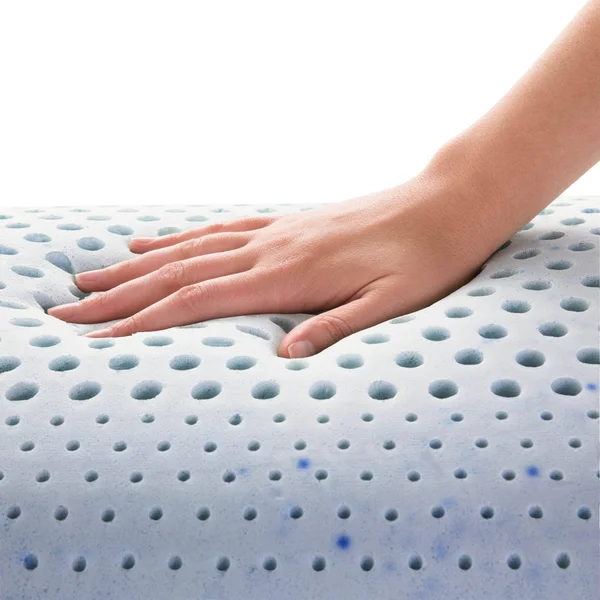 Malouf Zoned Gel Talalay Latex Pillow Queen Low Loft Firm