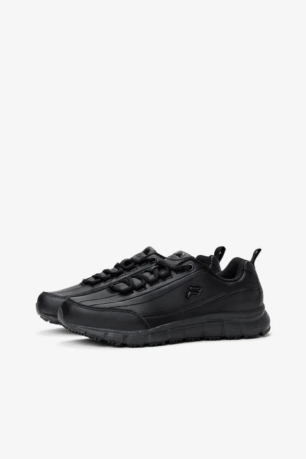 Women's Fila Memory Radiance Slip Resistant - Size: 11, Black
