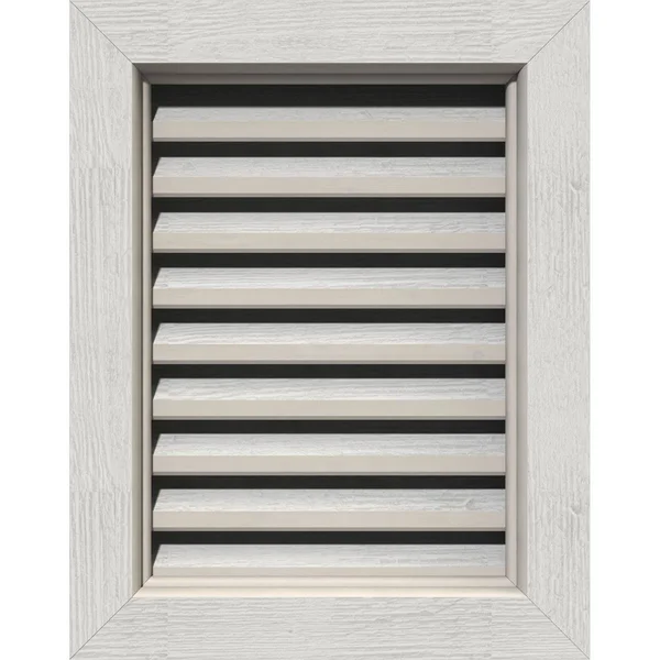 Ekena Millwork GVWVE16X1200RFPWR 16x22W x 12x22H Vertical Gable Vent (21x22W x 17x22H Frame Size): Primed, Functional, Rough Saw