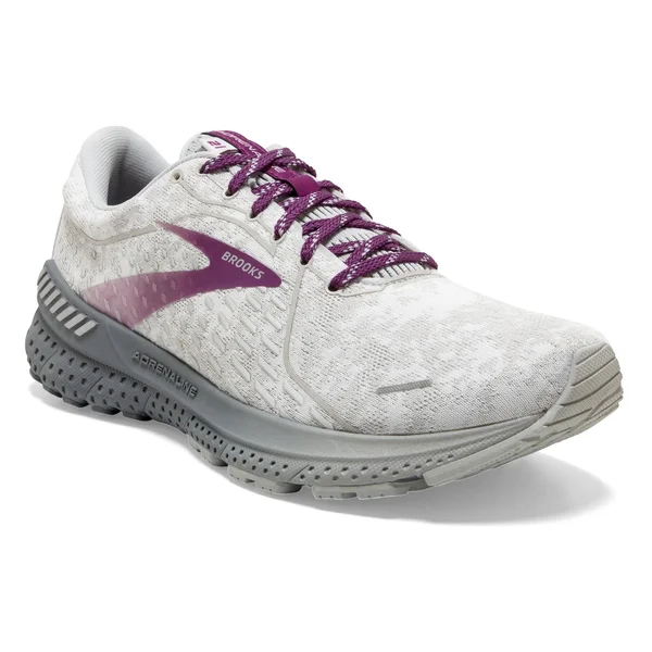 Women's Brooks Adrenaline GTS 21 (White/Oyster) 8