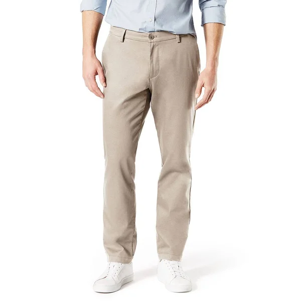 Dockers Men's Athletic Fit Signature Khaki Lux Cotton Stretch Pants