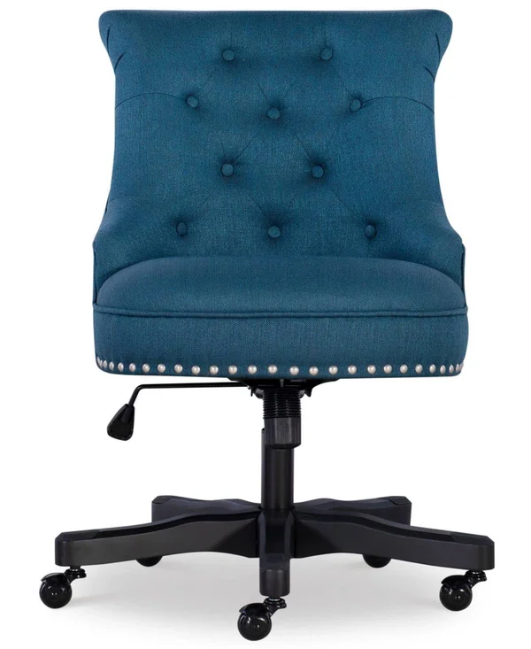 Linon Home Decor Hollyn Office Chair - Blue