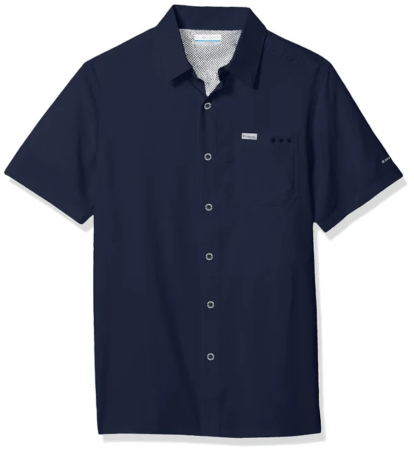 Columbia Men's Slack Tide Camp Shirt - Xs - Collegiate Navy