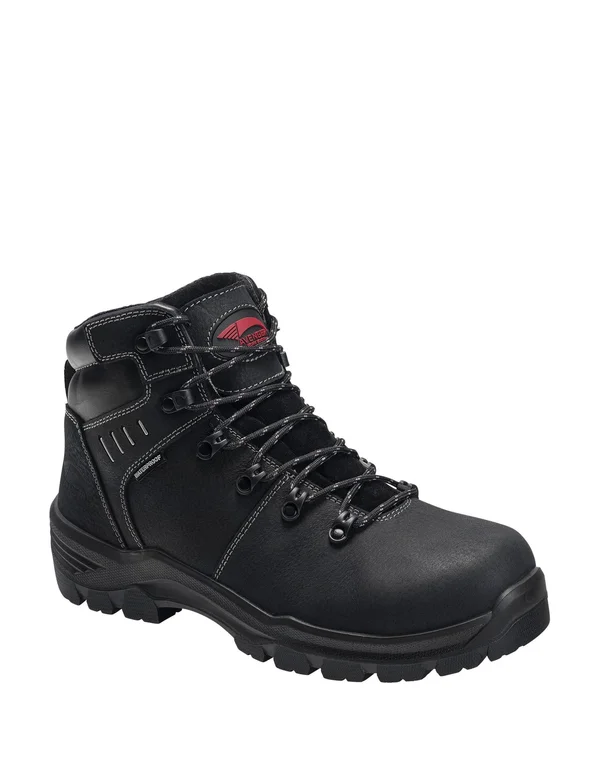 Men's Avenger A7400 Foundation 6 inch Work Boot - Size: 8, Black