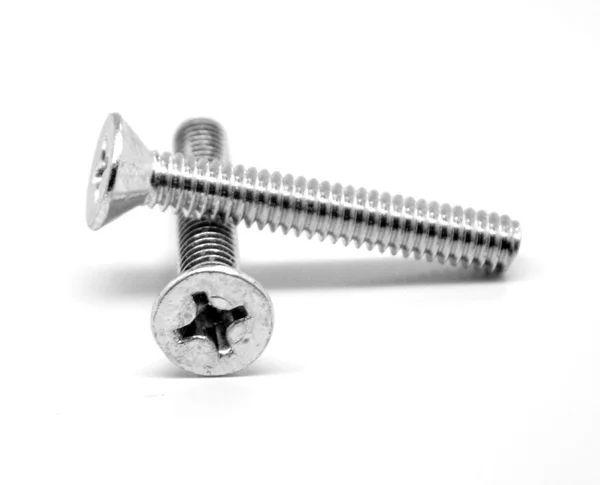 #4-40 x 7/16 Coarse Thread Machine Screw Phillips Flat Head 100 Degree Low Carbon Steel Zinc Plated Pk 10000