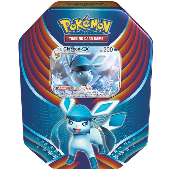 Pokemon Trading Card Game Evolution Celebration Fall Tin - Glaceon-GX