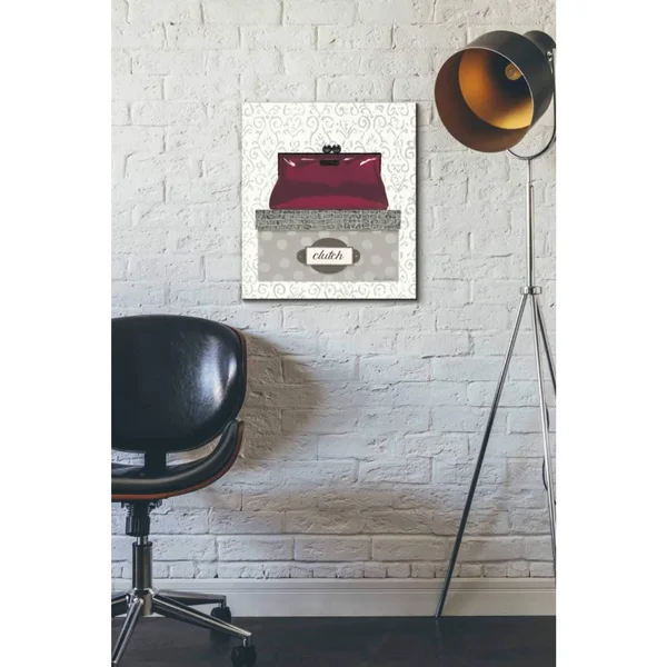 Epic Graffiti 'Tres Chic III' by Marco Fabiano - Canvas Wall Art, 26 inchx34 inch, Size: 26 x 34, Red