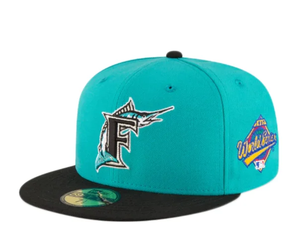 New Era 59FIFTY MLB Florida Marlins 1997 World Series Fitted Hat 7 7/8