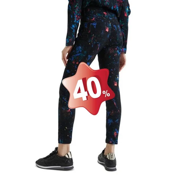 Desigual Women's Trousers - Black - 38