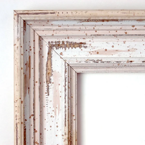 The Gray Barn Wilset Square White Wash Wall Mirror - 25 x 25 - 25.12 x 25.12 x 1.971 Inches Deep