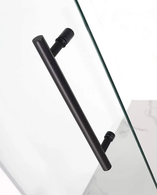 Aston SDR997EZ-22-10 Kinkade 72x22 High x 22x22 Wide Hinged Frameless Shower Door WI Oil Rubbed Bronze