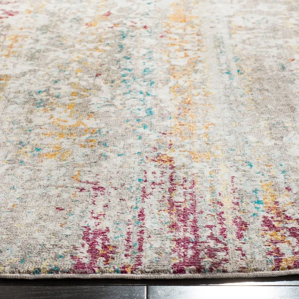 Safavieh Aria ARA156R 6&5x22 x 6&5x22 Round Red - Creme Area Rug