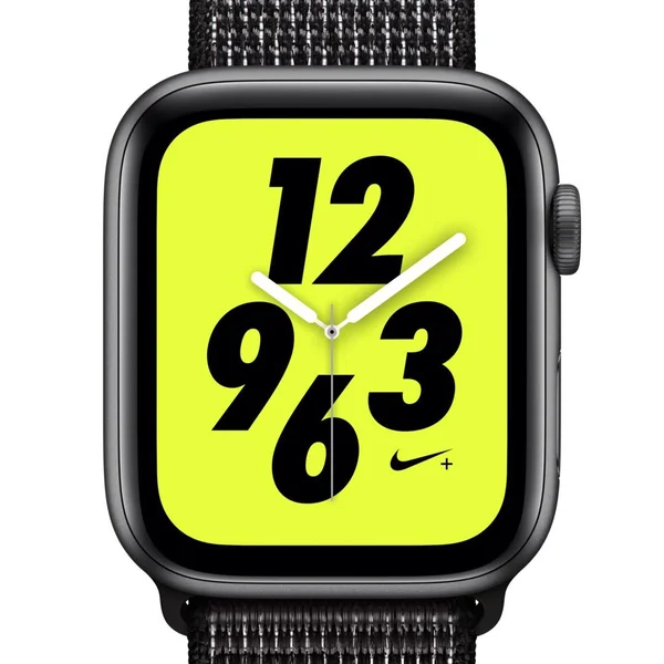 Apple Watch Nike+ Series 4 - 44mm - GPS + Cellular - Space Gray Aluminum Case - Black Nike Sport Loop