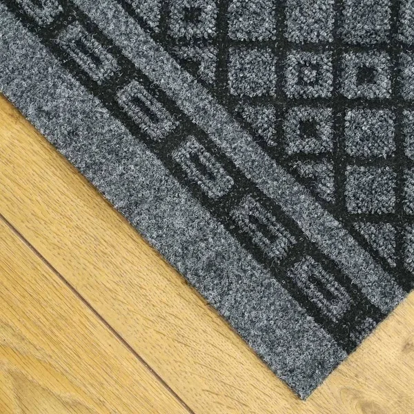 runrug USA Conga Gray Hallway Carpet Rug Runner Length: 11.7m, Width