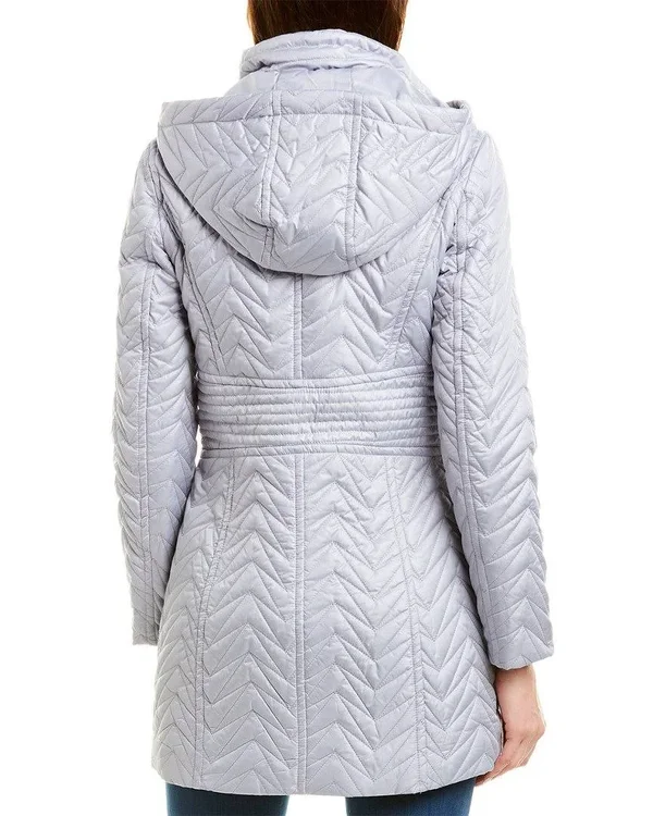 Via Spiga Zig Zag Medium Quilted Jacket