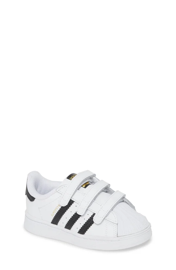 Adidas Originals Superstar White/Black Infant Boys& Shoes, Size: 9.5
