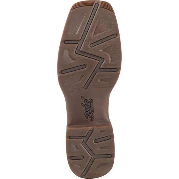 Durango Rebel Men's Waterproof Steel-Toe Western Boots, Size: Medium (13), Brown