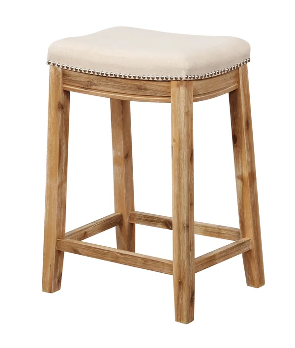 Claridge Counter Height Barstool Beige - Linon