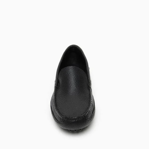 Minnetonka Moccasin, Men's P.W. Driving Loafer (The Original) in Black, Size 8.5, Handmade