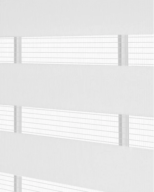 Achim Cordless Celestial Sheer Double Layered Shade White