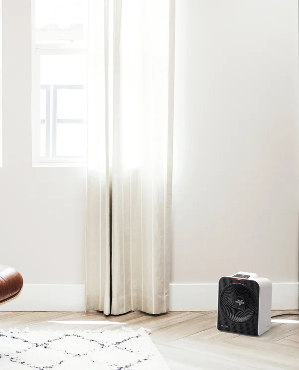 Vornado Velocity 5 Whole Room Space Heater with Auto Climate Control, Timer, and Safety Features, Large, White