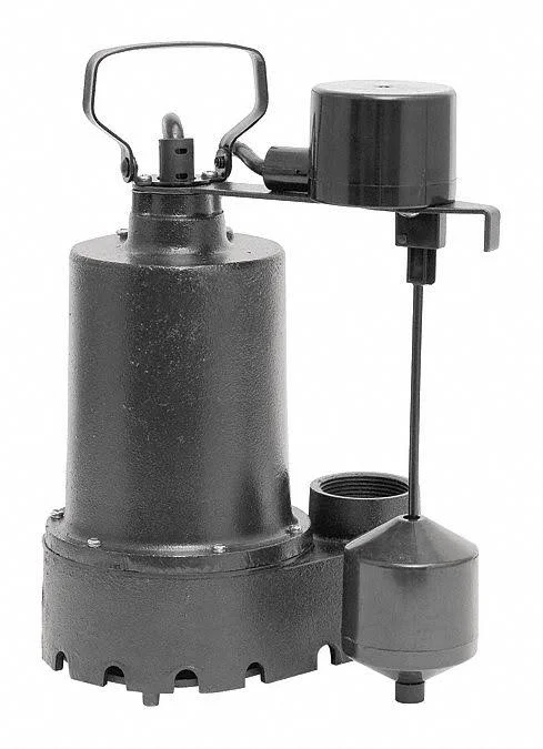 Dayton 92572 Sump Pump - Thermoplastic, 1/2 HP