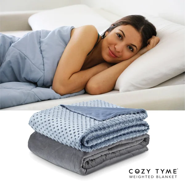 Weighted Blanket Light Blue - 48x72x22 12 lbs