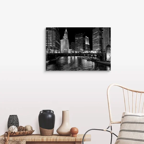 Chicago River, Canvas Wall Art, 30x20, Great Big Canvas