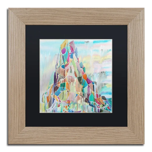 Trademark Art &Ras Daschan& by Lauren Moss Framed Painting Print Size: 11x22 H x 11x22 W x 0.5x22 D, Matte Color: Black