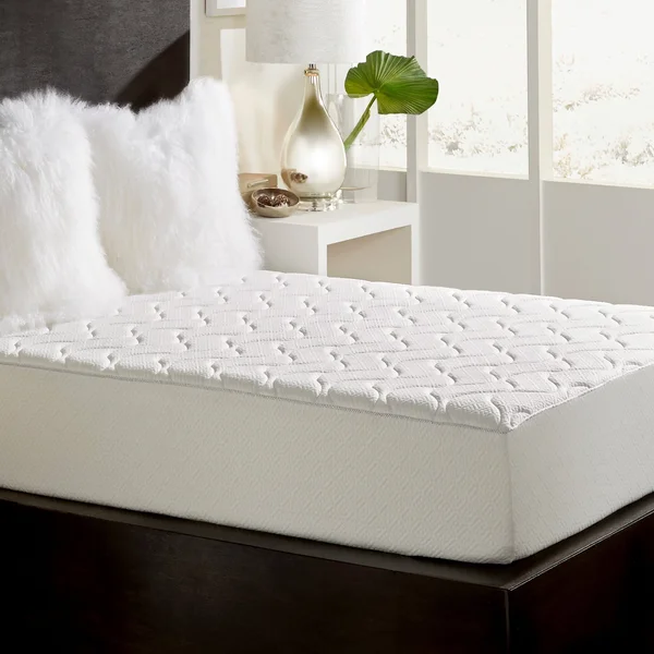 Rio Home Fashions Loftworks Twin Size Plush Top Medium Firm 10 inch Gel Memory Foam Mattress - Quilted Top Twin