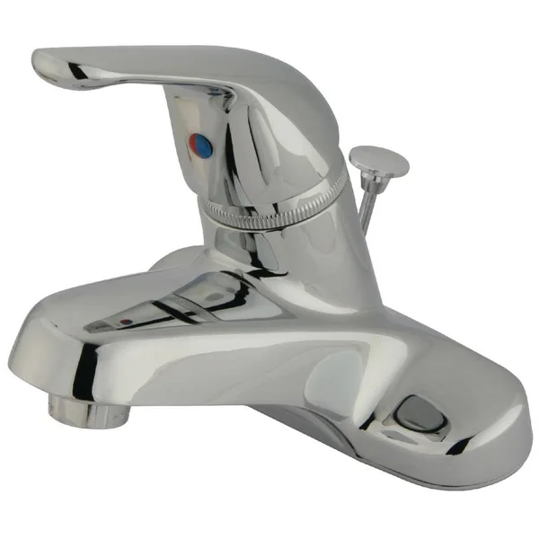 Kingston Brass Chatham 4 in. Centerset Single-Handle Bathroom Faucet in Polished Chrome HKB541B