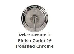 Brasstech 3213/26 Lavatory Drain Polished Chrome