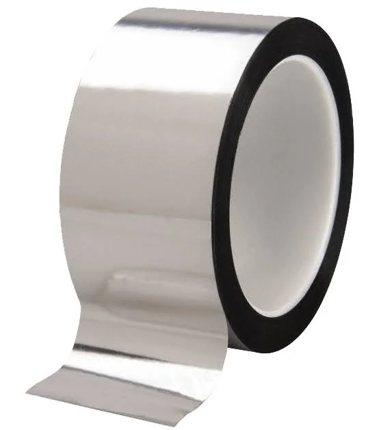 6 inch (152.4mm) Metalized Polyester Film Tapes - Silver[1 Roll]