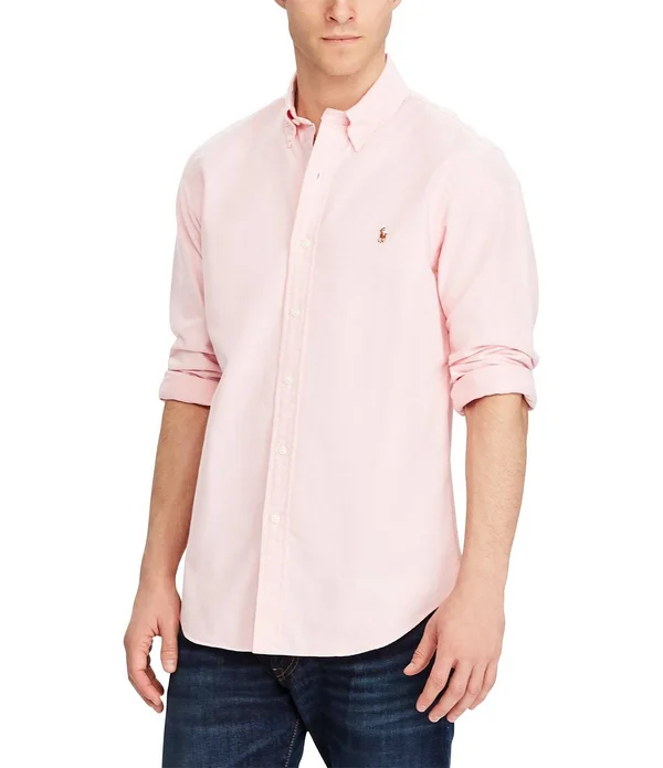 Polo Ralph Lauren Men's Oxford Shirt - Pink - 2XL