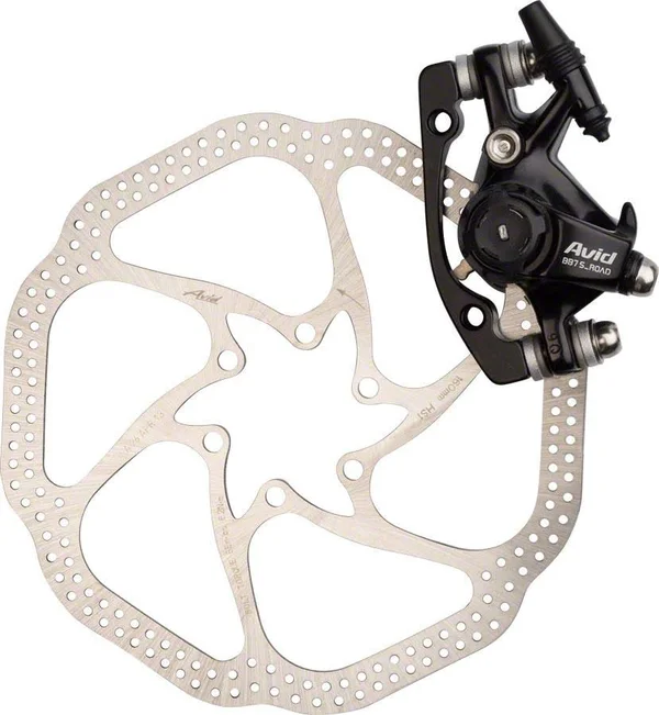 Avid BB7 Road S Mechanical Disc Brake with HS1 Rotor, Black