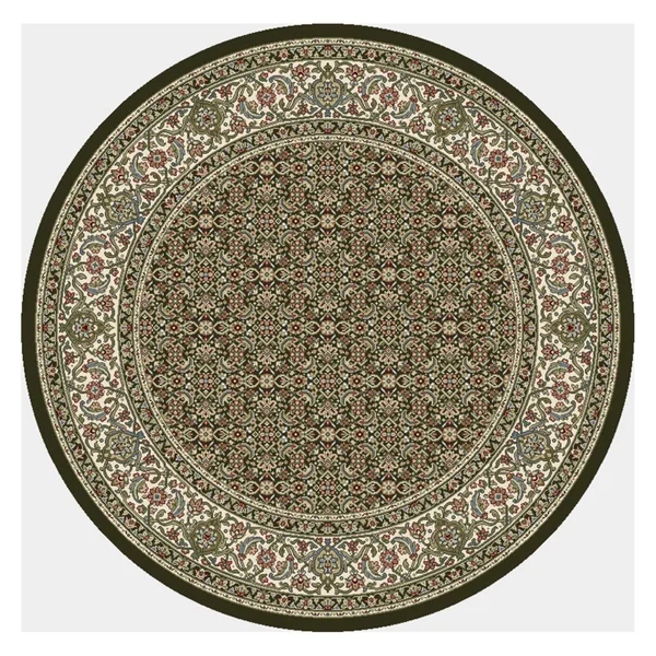 Dynamic Rugs Black 7& 10x22 57011 Rug Ancient Garden Traditional Round