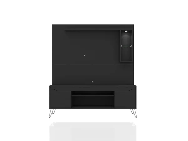 Manhattan Comfort Baxter 62.99 Freestanding Entertainment Center, Black
