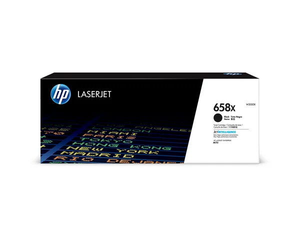 HP 658X LaserJet High-Yield Toner Cartridge, Black (W2000X)