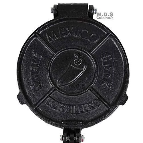 Tortilla Press Heavy Cast Iron - 8x22 Authentic Tortilla Press