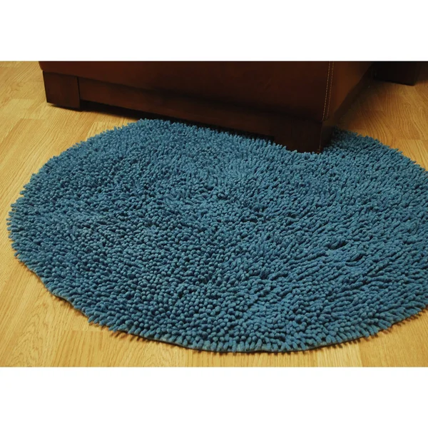 St. Croix Shagadelic Blue Area Rug; Round 3&