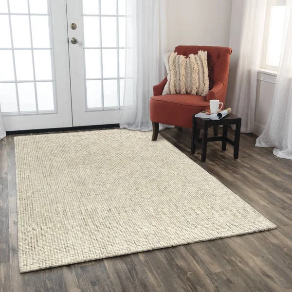 Alora Decor London Neutral 5& x 8& Hand-Tufted Rug- LD1016
