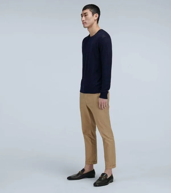 Gucci Jordaan Leather Loafer - Black - Loafers