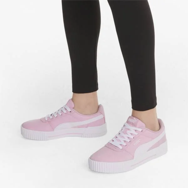 Puma Carina Canvas Women's Sneakers - Pink, 6.5