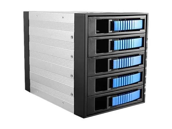 iStarUSA BPU-350HD-BLUE 3x5.25 to 5x3.5 12g Rack Blue