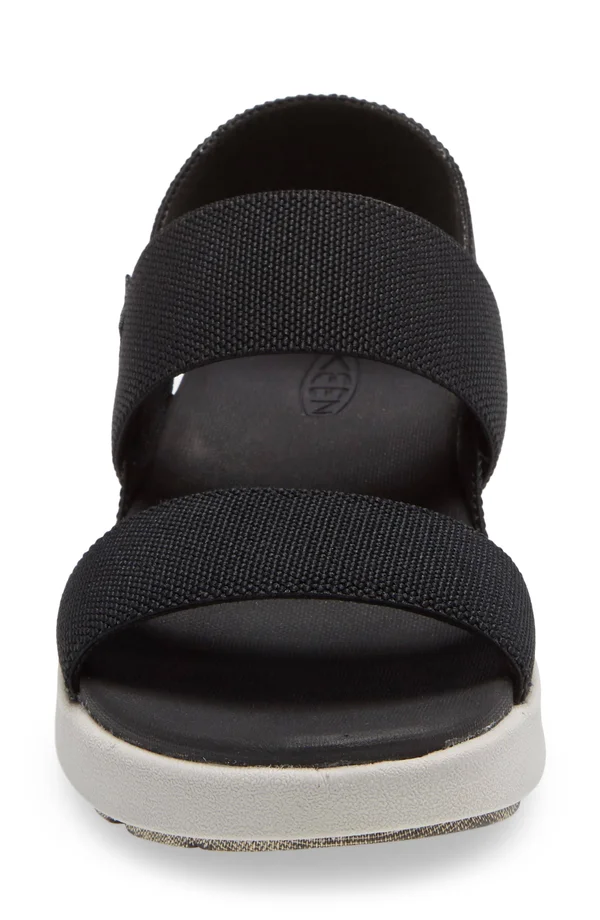 Keen Women's Elle Backstrap Sandal - 5 - Black