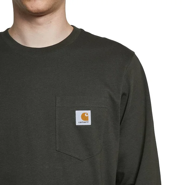 Carhartt WIP Longsleeve Pocket T-Shirt I022094 Cypress