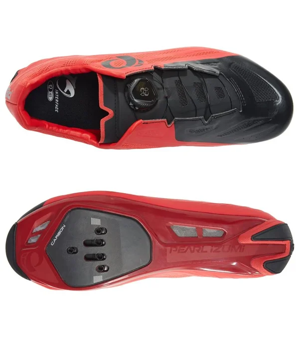 Pearl Izumi Men's Race Road V5 Shoe - Rogue Red/Black - 45