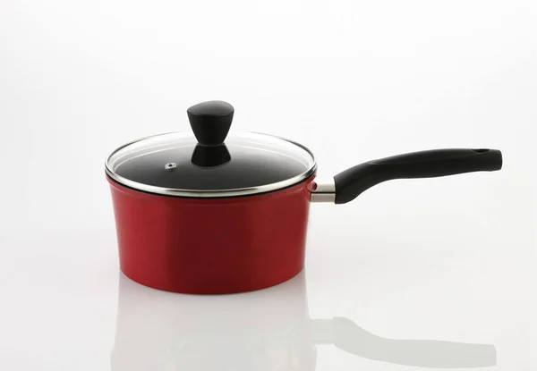 Flamekiss 2-Quart Red Ceramic Coated Nonstick Saucepan w/ Glass Lid by Amor - Nano Ceramic Coating w/ Silver Ion (100% PTFE &